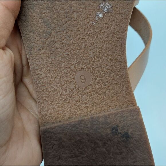 Madewell The Boardwalk Thong Sandal in Leather Size 9 - Picture 6 of 7